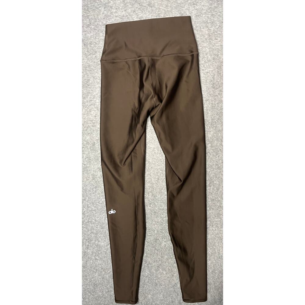 Alo High-Waist Airlift Brown Espresso Performance Legging Full Length Small Nwot View 5